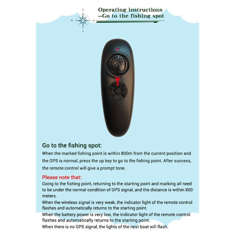500m Remote Control Fishing Bait Boat Receiver Board with Remote Controller
