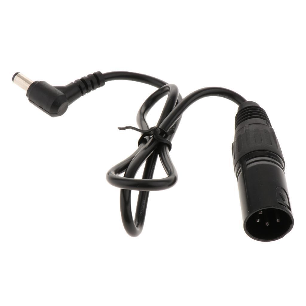 DC Adapter Male to 4-pin XLR Male Cable Length 60 Cm