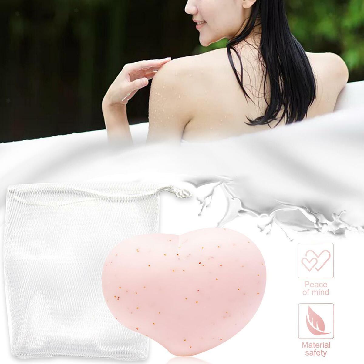 Scrub  Exfoliating Peach Scented for Body Underarms Knees