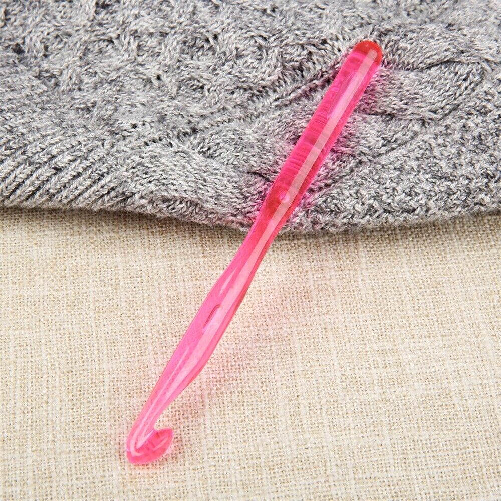 9 in 1 Set 15cm Plastic Knitting Crochet 0.12"-0.47" Knitting Yarn Weaving Hook