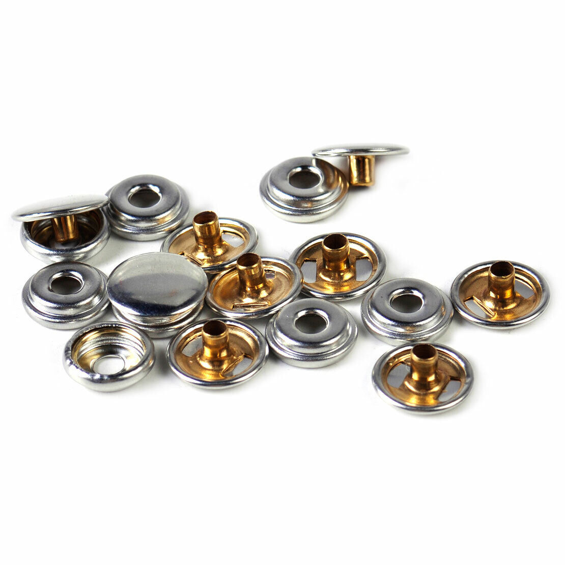 25 Canvas Snap Stud Cap Boat Marine Cover Fastener Screw Stainless Steel Li