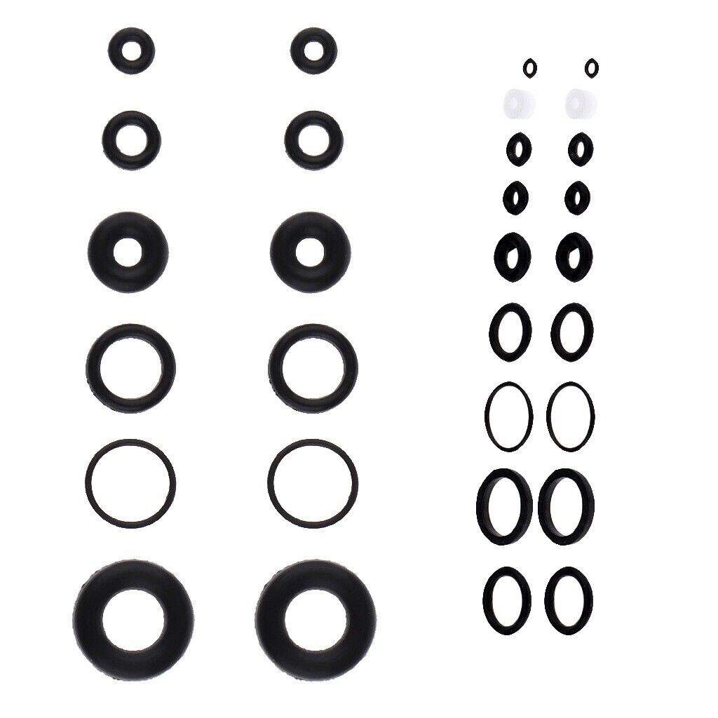 4  Black  Rubber Seals Kit for Airbrush Internal Sealing Ring