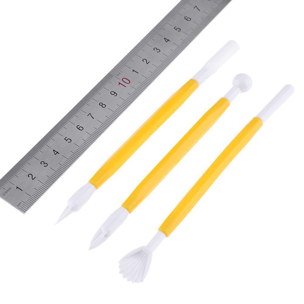8pcs/set Embossing Double Heads Plastic Pottery Clay Sculpture Tools Carve
