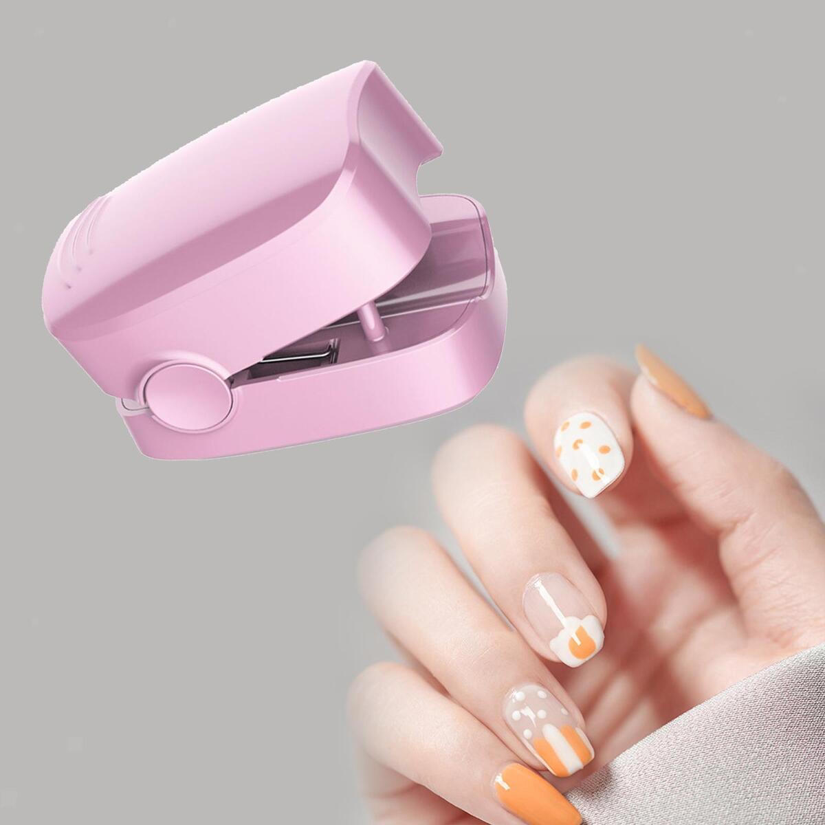 Mini Nail Dryer Lamp USB Charging LED Nail Lamp for Gel Polish Home Salon