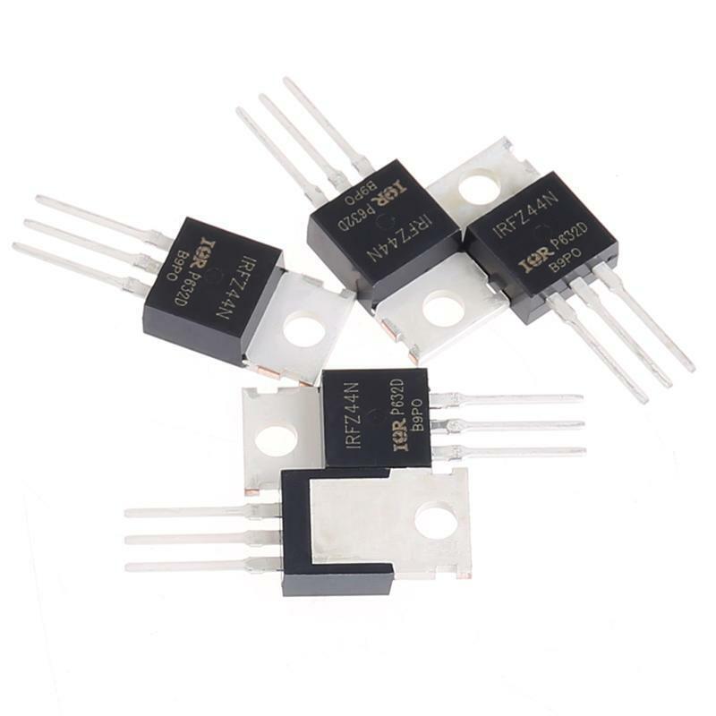 5PCS IRFZ44N TO220 IRFZ44NPBF 55V / 49A Straight TO-220 NMOS FET IRFZ44 IC New