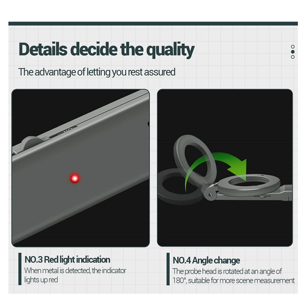 Tracker Pinpointer Metal Detector Alarm Sensitive Search Coil Metal Detect Tool
