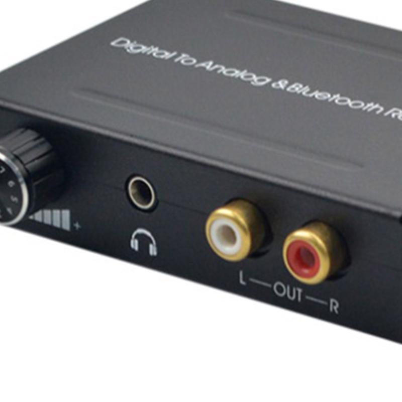 192khz Digital to Analog Coaxial Optical Fiber Stereo Audio RCA Converter
