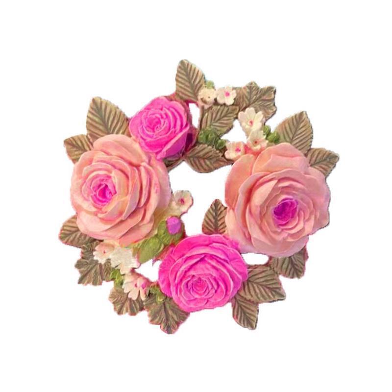 Flower Candy Mold for Cake Decor Rose Flower Shape DIY Chocolate Fondant