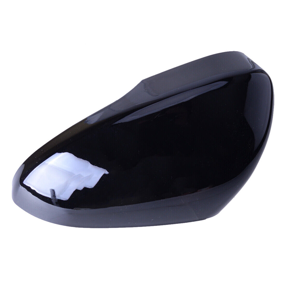 1pair Glossy Black Side View Mirror Cover Cap Fit for Ford Fusion Mondeo 2014-20