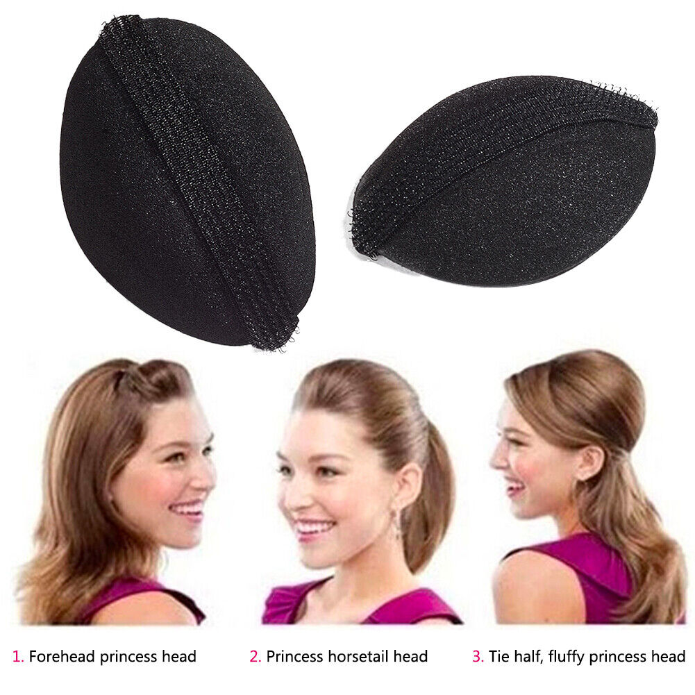2pcs Sponge Hair Maker Styling Twist Women Bun Hair Base Bump Styling Tools