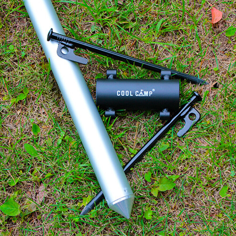 Iron Tent Awning Rod Holder Outdoor Camping Canopy Pole Holder Fixed Tube