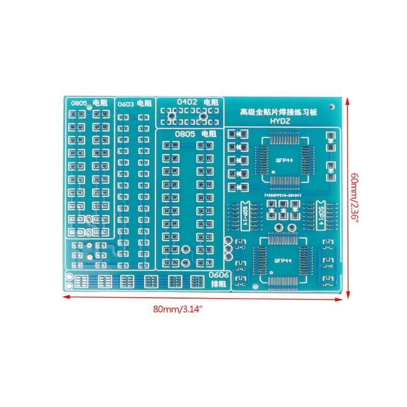 SMT SMD Component Welding Practice Board Soldering DIY Kit Resitor Diode