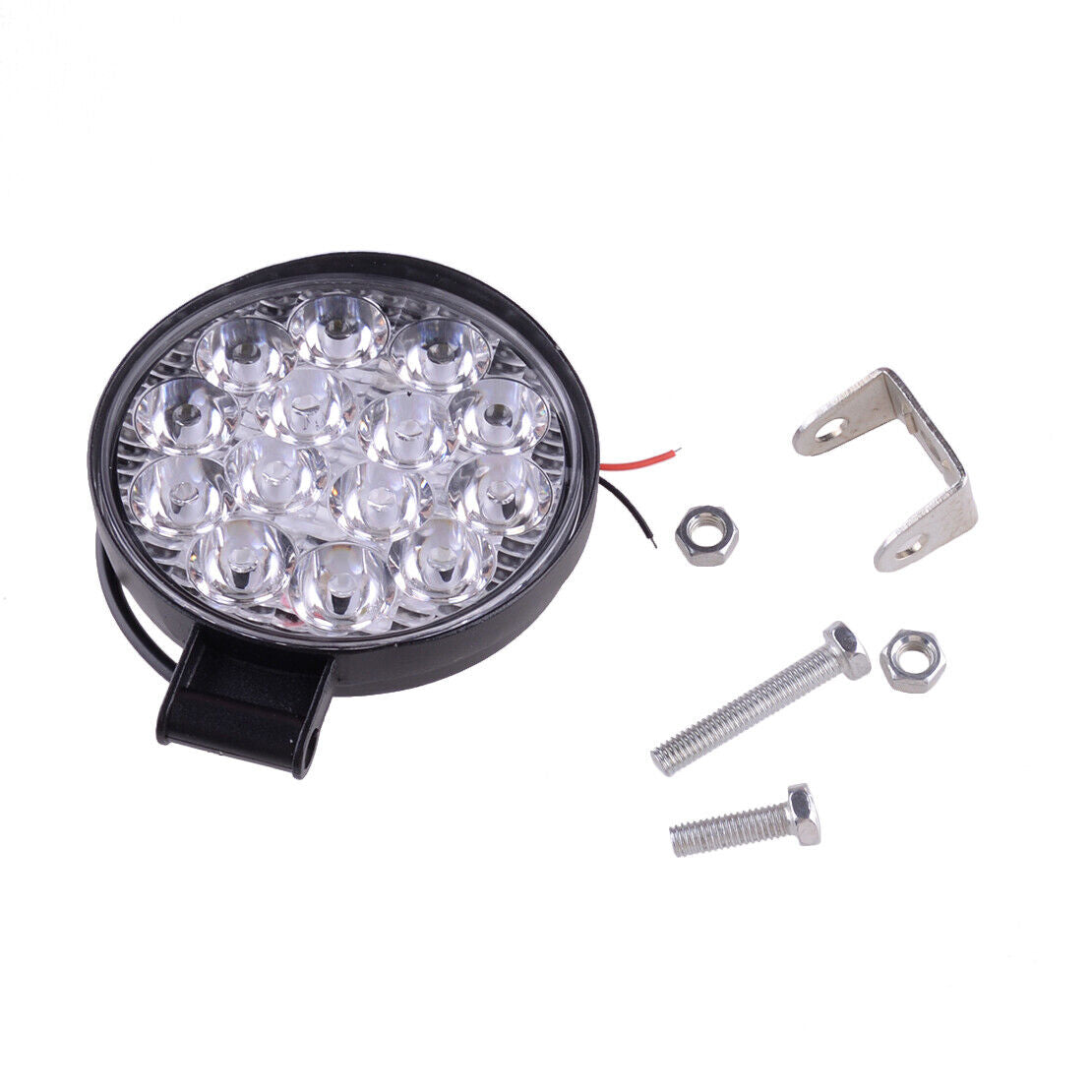 Round LED Work Light Spot Lamp Fit for Truck Off Road Tractor ATV