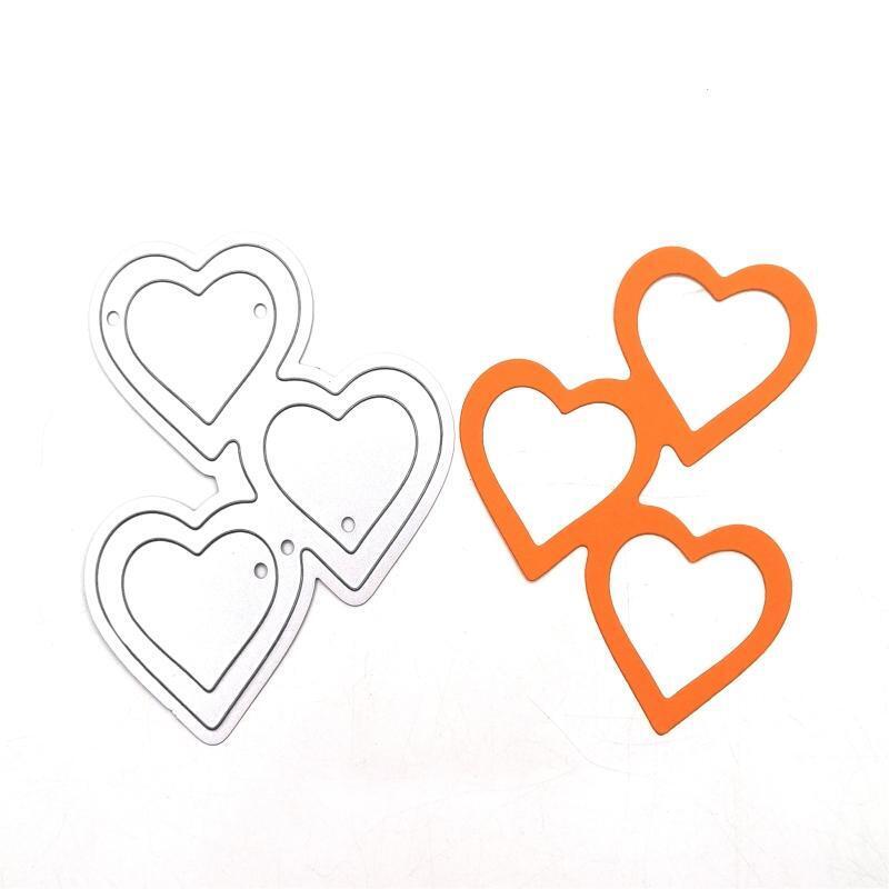 Delicate Love Heart Metal Cutting Die for DIY Paper Art Crafts Photo Album Decor