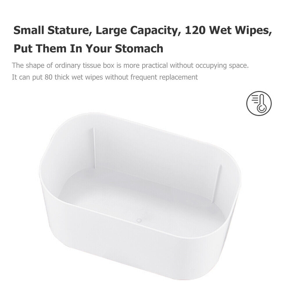 USB Baby Wet Wipes Heater Home Car Tissue Paper Warmer Warming Box (White)