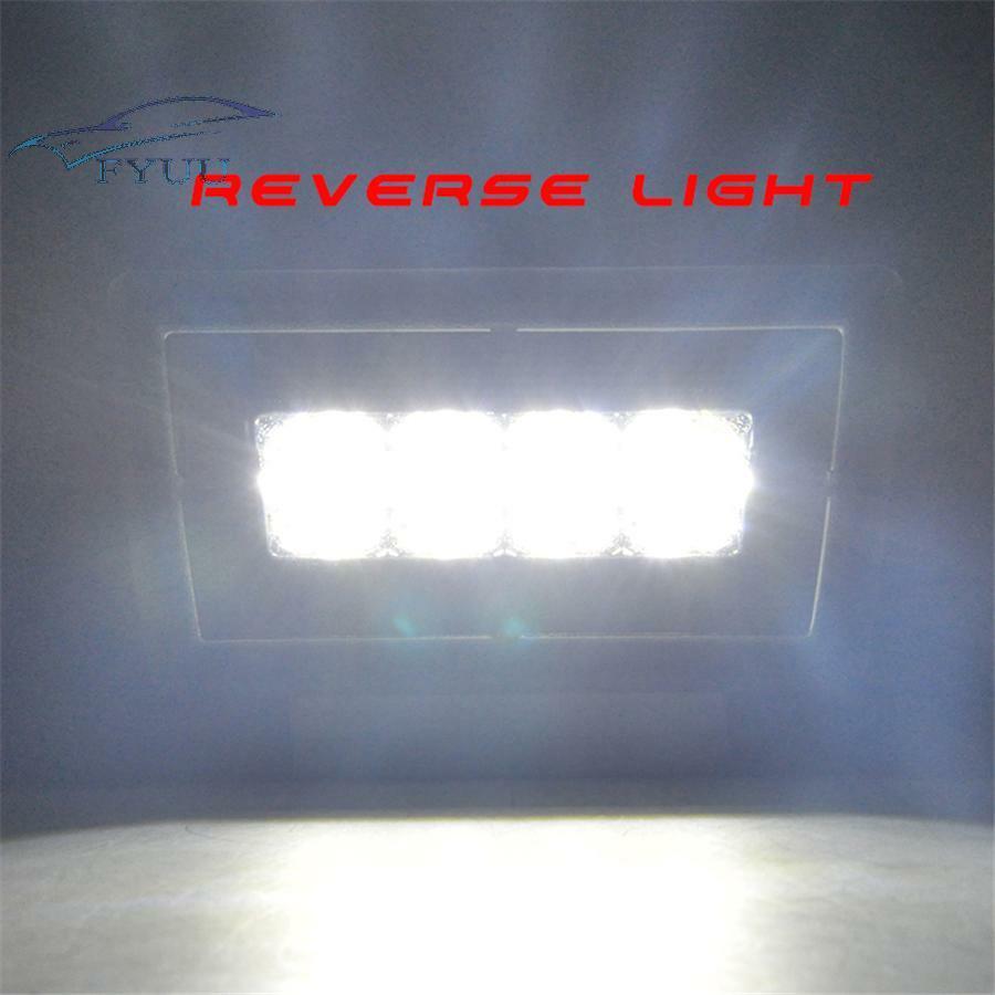 1pc LED Smoke Rear Fog Lamp Brake&Backup Reverse Light For Subaru WRX STi 2011+