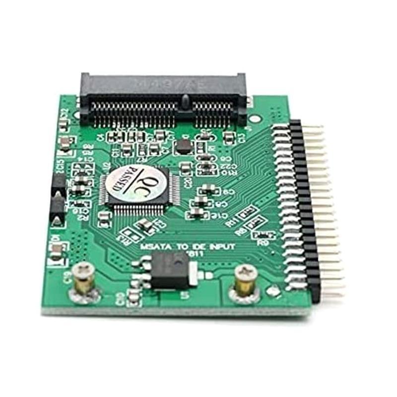 MSATA Disk to IDE/PATA 44Pin Motherboard Converter Adapter for Desktop & 2.5"