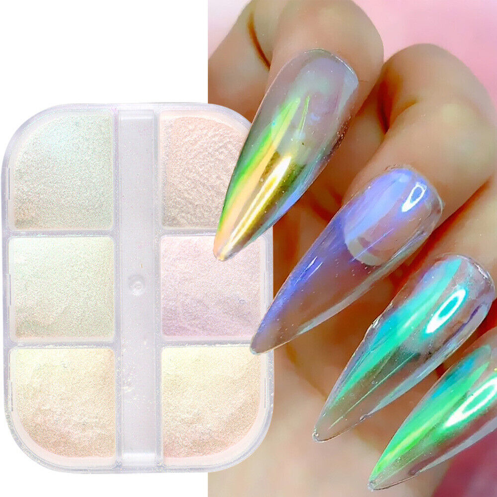 Sequins Rubbing Dust Manicure Mirror Glitter Pigment Chrome Aurora Nail Powder