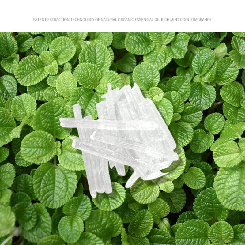 100% Natural Menthol Crystals for Skin Care Body Care Soothing Saunas 1.76 oz