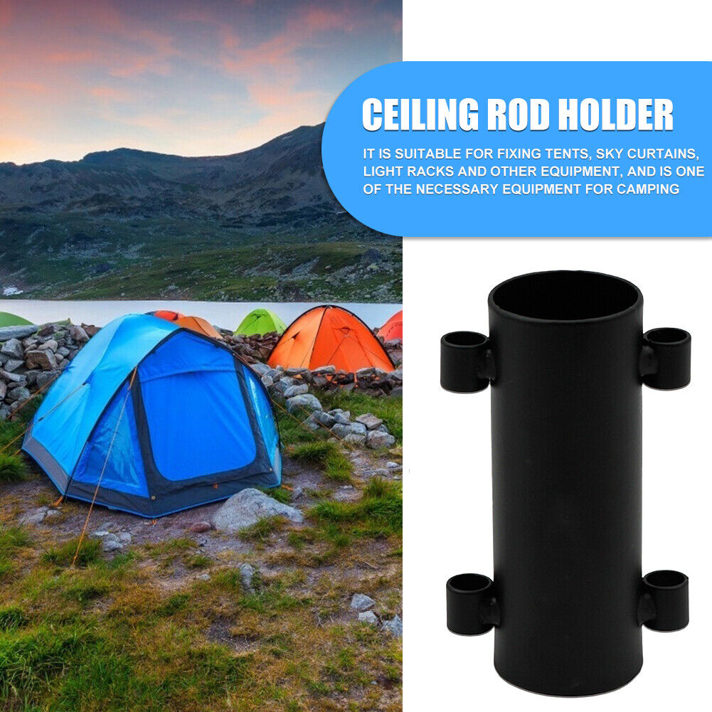 Tent Awning Pole Pipe Windproof Outdoor Camping Fixed Tube Canopy Holder
