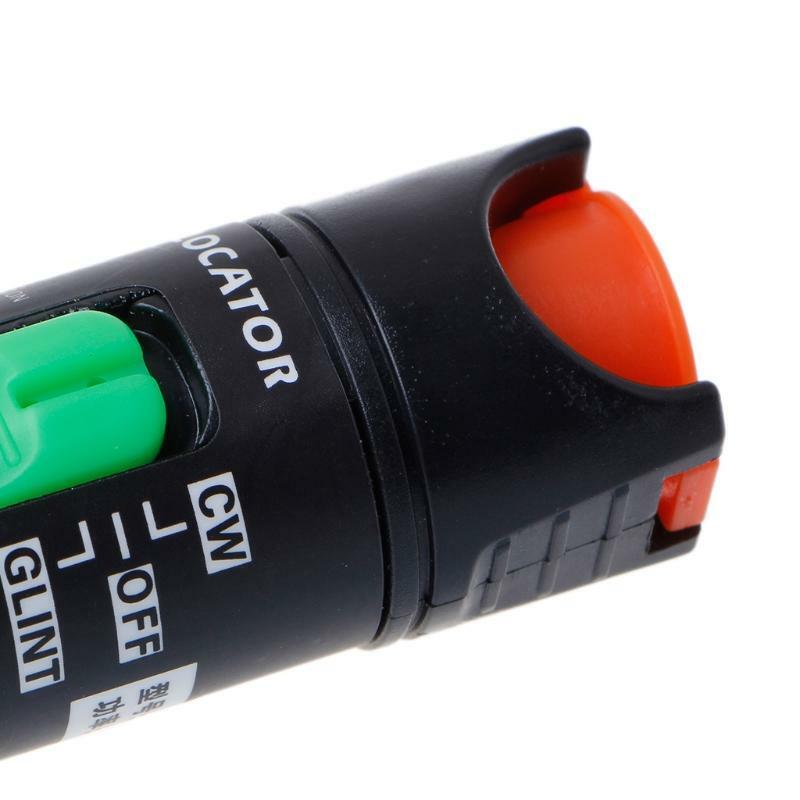 Visual Fault Locator 30mW Red Light Source Fiber Optic Cable Tester Pen Tool