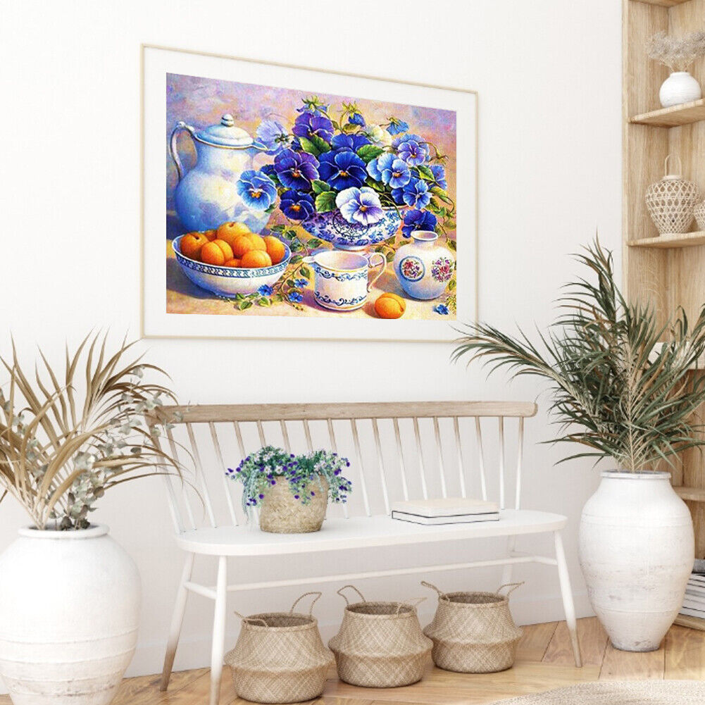 5D DIY Diamond Painting Table Fruit Flower Full Square Drill Wall (FF338)
