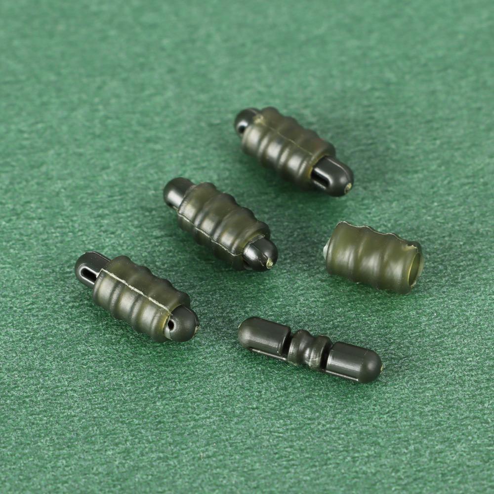 Fishing Feeder Line Holder Trough Fishing Rigs Connector Bead Terminal Bead