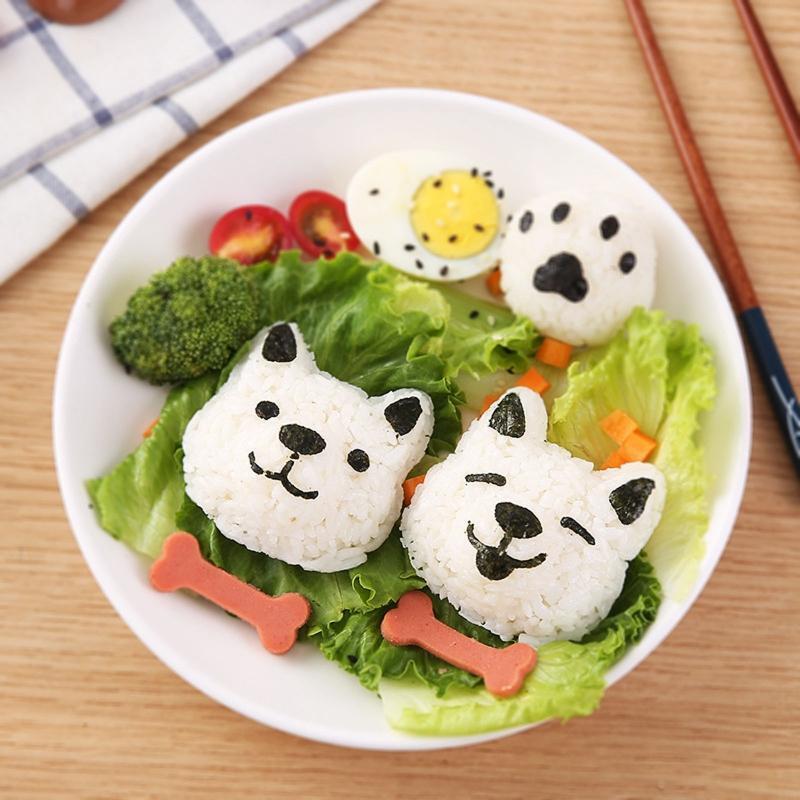 Plastic Sushi Molds Rice Ball Maker Sushi Moulds for Lunch Bento Box Accessories