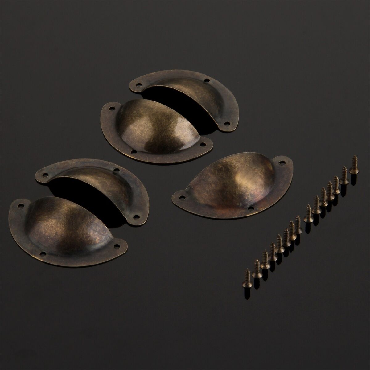 5x Creative Door Pulls Handle Drawer Wardrobe Cupboard Cabinet Bin Shell Knobs