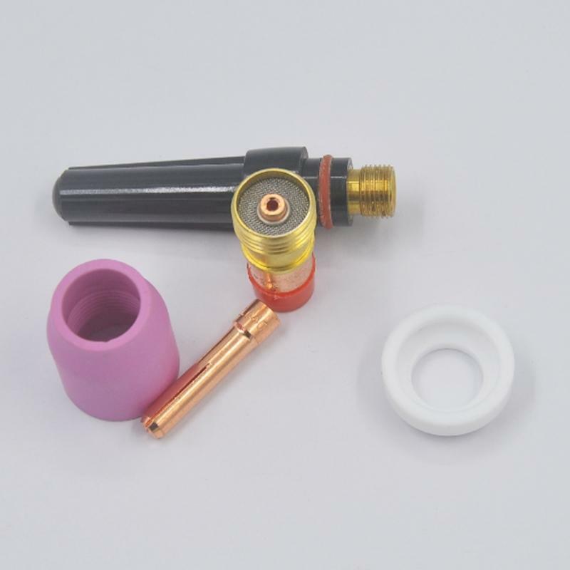 Welding Torch Parts 5 Pieces TIG Welding Torch Body Parts Gas Lens Nozzle Kit
