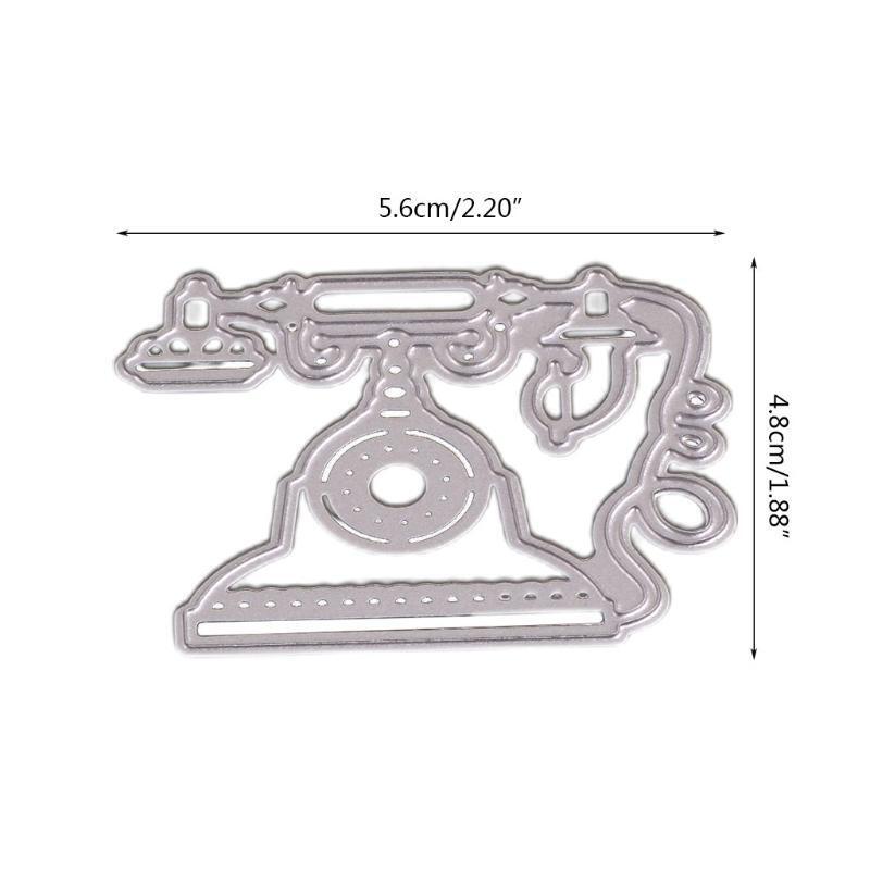 Telephone Metal Cutting Dies DIY Scrapbooking Paper Stamping Die Decor