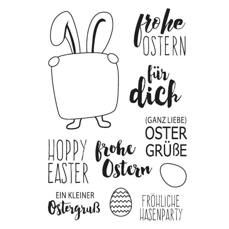 German Easter Silicone Clear Seal Stamp DIY Scrapbooking Embossing Photo Album