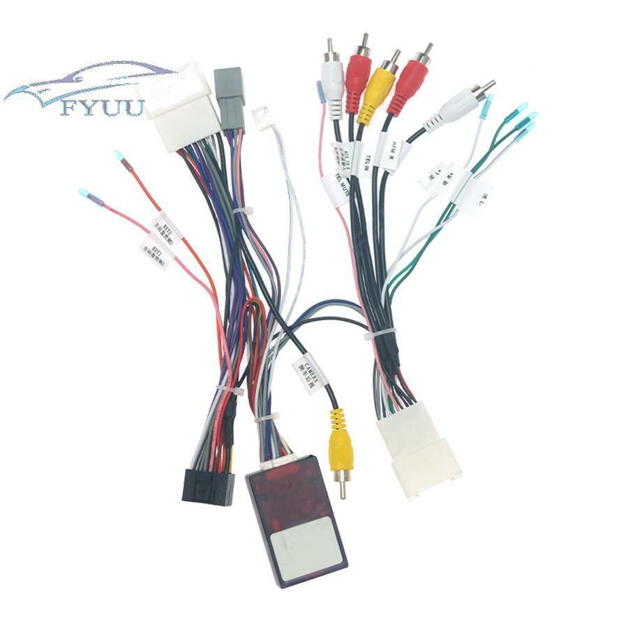 16Pin Car Stereo Audio Wiring Harness W/Canbus Box For Mitsubishi Pajero 2018-20