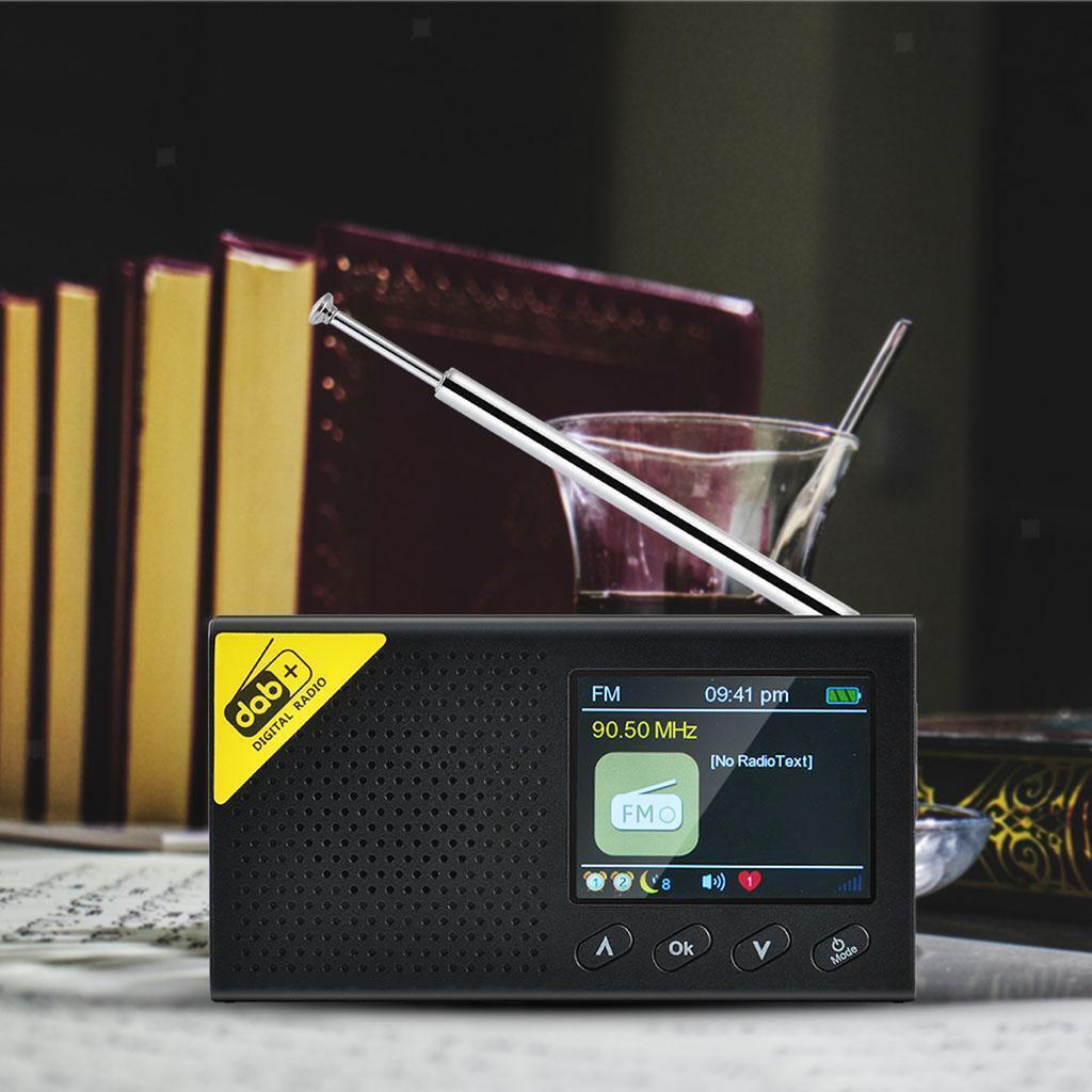 Digital DAB Radio Receiver with Antenna Mini Radios Speakers