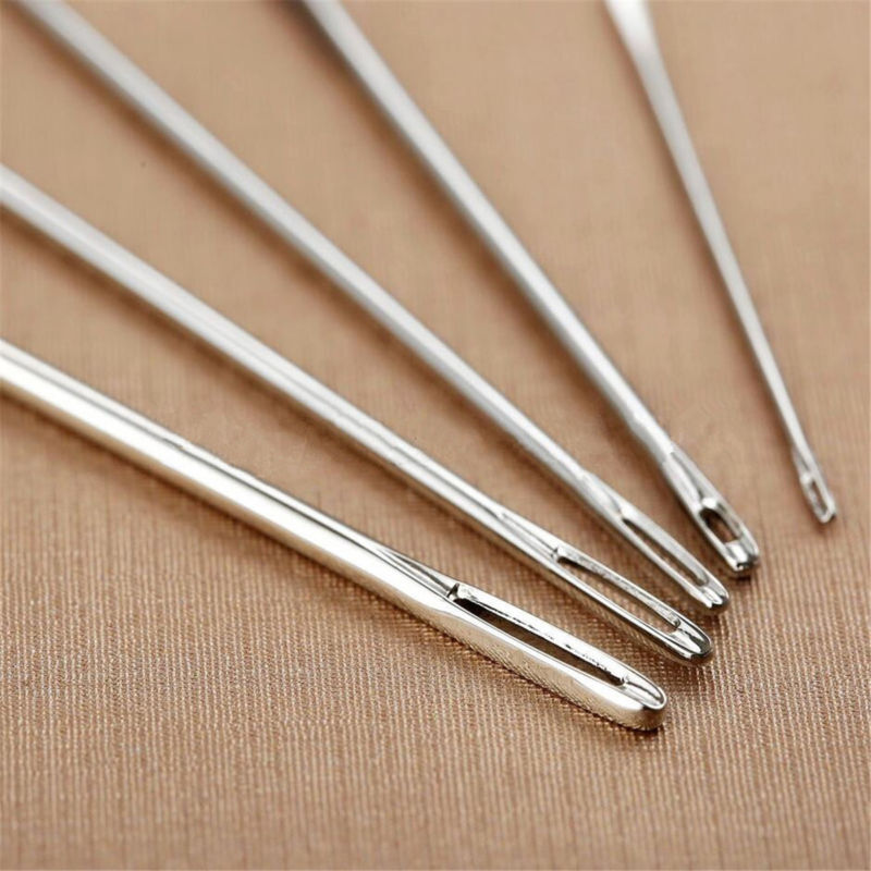 7pcs/Set Hand Repair Upholstery Leather Carpet Curved Sewing Needle Crochet Hook
