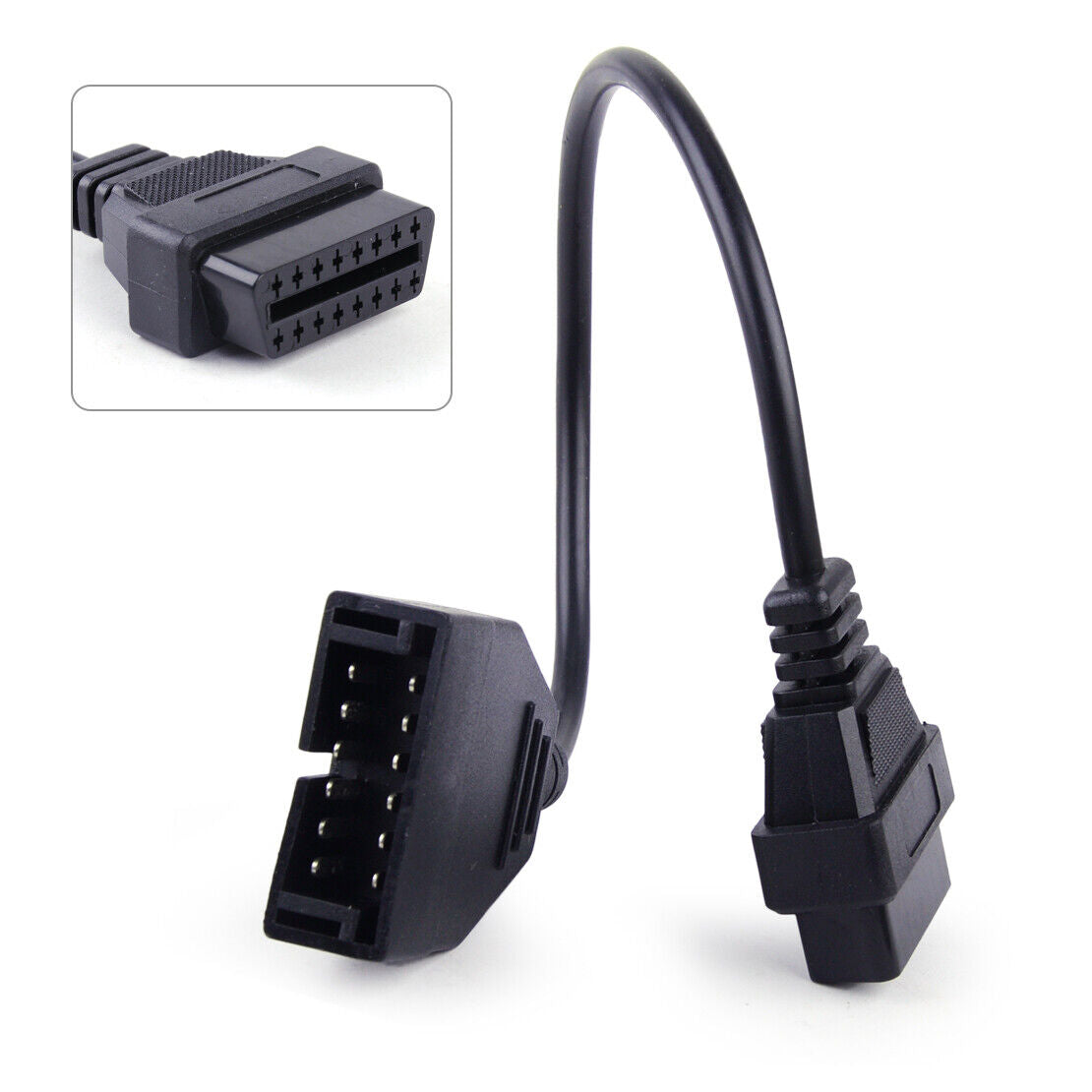 12 Pin To 16 Pin OBD2 Convertor Adapter Cable fit for GM Diagnostic Scanner Li