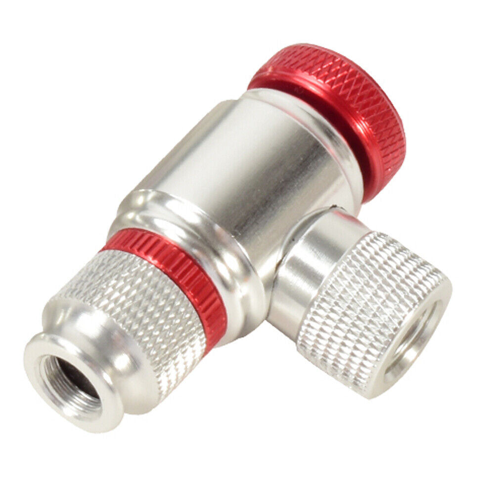 Portable Bicycle CO2 Cylinder Pump Gas Nozzle Fast Inflator Adapter (B)