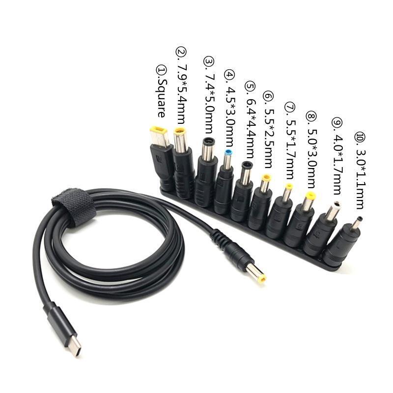 USB to DC 5.5x2.5mm Plug Power Charging Cable USB C to DC Power Cord Adapter