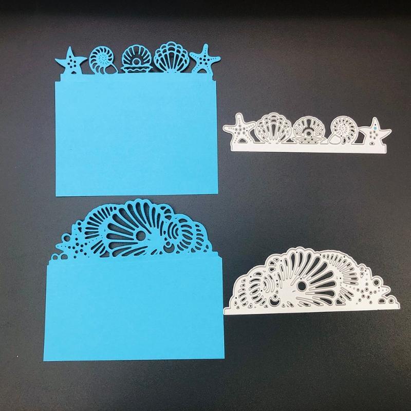Ocean Shells Starfish Metal Cutting Dies Stencil Scrapbooking DIY Album Stamp