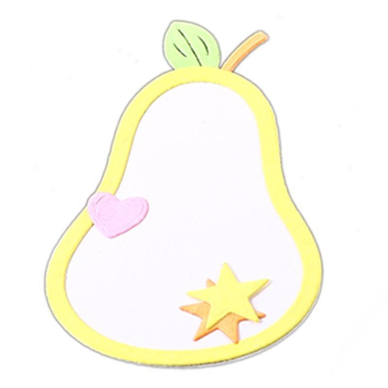 Pear Star Heart Cutting Dies Stencil Scrapbooking DIY Album Stamp Paper Card