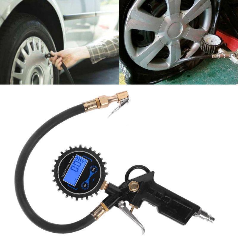 Digital Car Tyre Pressure Gauge LED Display High Precision Digital Tire Inflator