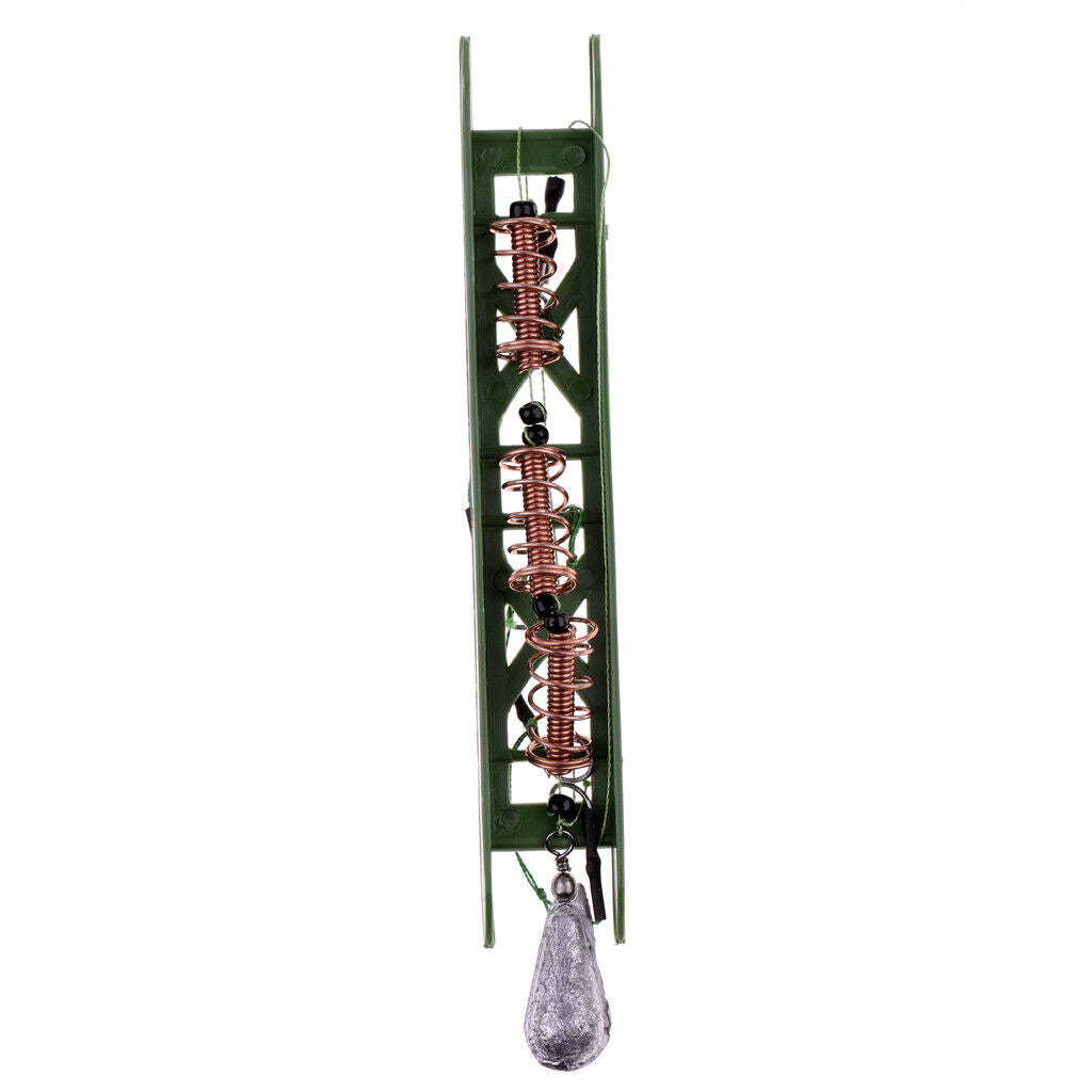 Carp Fishing Feeder Cage with 3  Hooks  Rig Set Coarse Fishing 25g