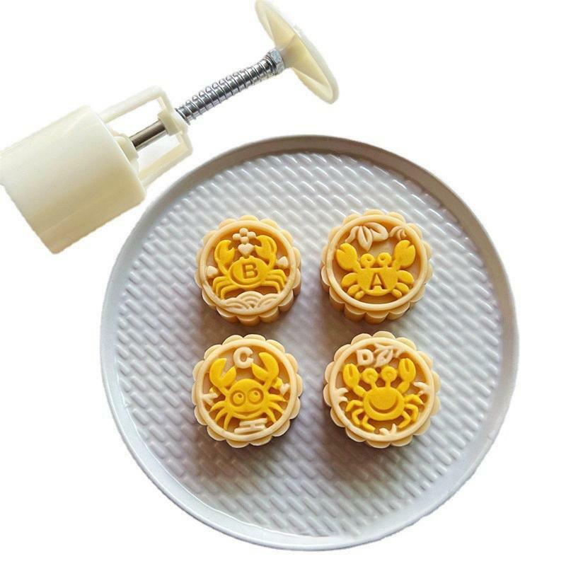 Moon Cake Mold Cookie Stamps Moon Cake Maker Mid-Autumn Festival DIY Pastry 50g