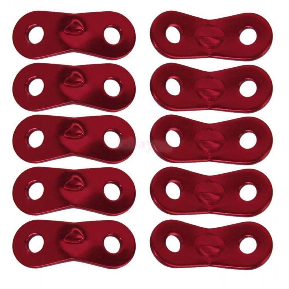 Hiking Guy line Tensioner Tightening Double holse  Fastener Hook Rope Buckles