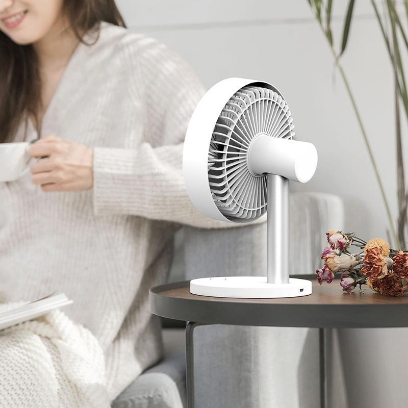 Portable Fan Desktop Fan With 2000mAh Battery USB Fan 3 Speed 100° Rotation