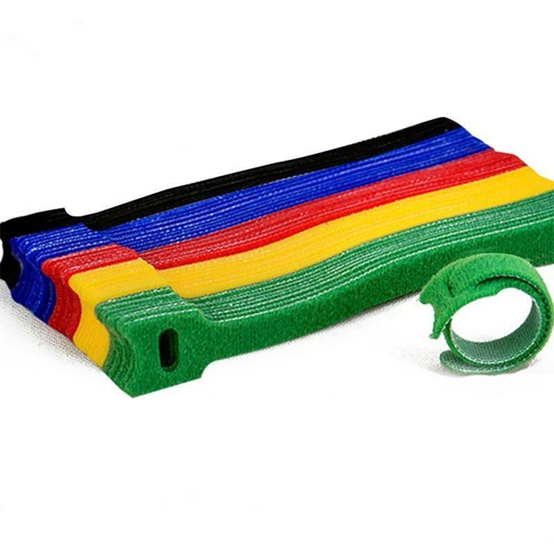 50Pcs Cable Winder for Earphone Data Cord Charger Line Desk Cable Holder Straps