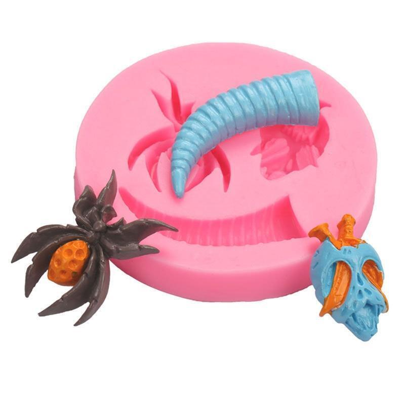 Silicone Mould for Making Pudding Ice Cube Cake Chocolate for Halloween Festival