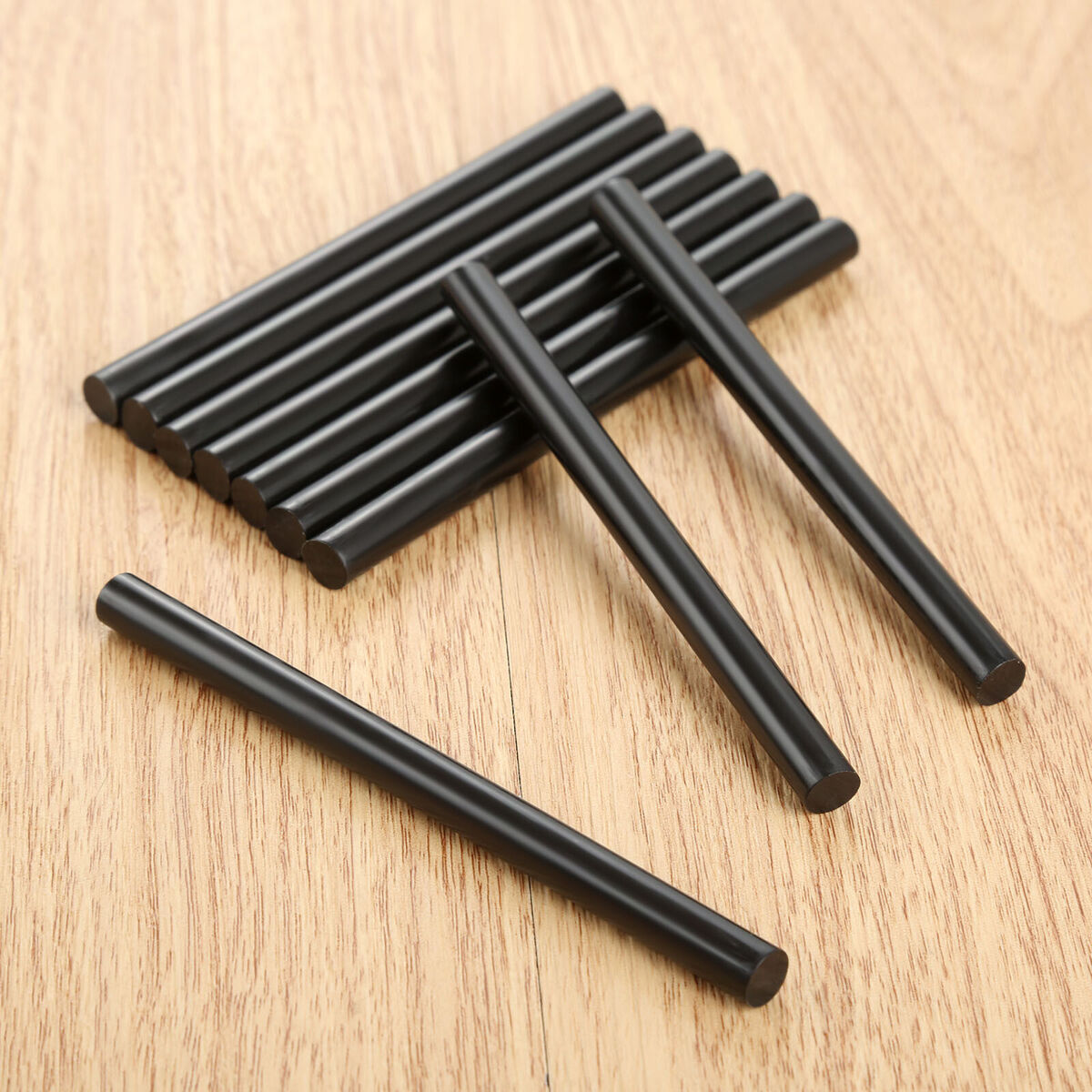 10Pcs DIY Repair Hot Melt Glue Gun Sticks EVA Glitter Powder Black 7mm*100mm
