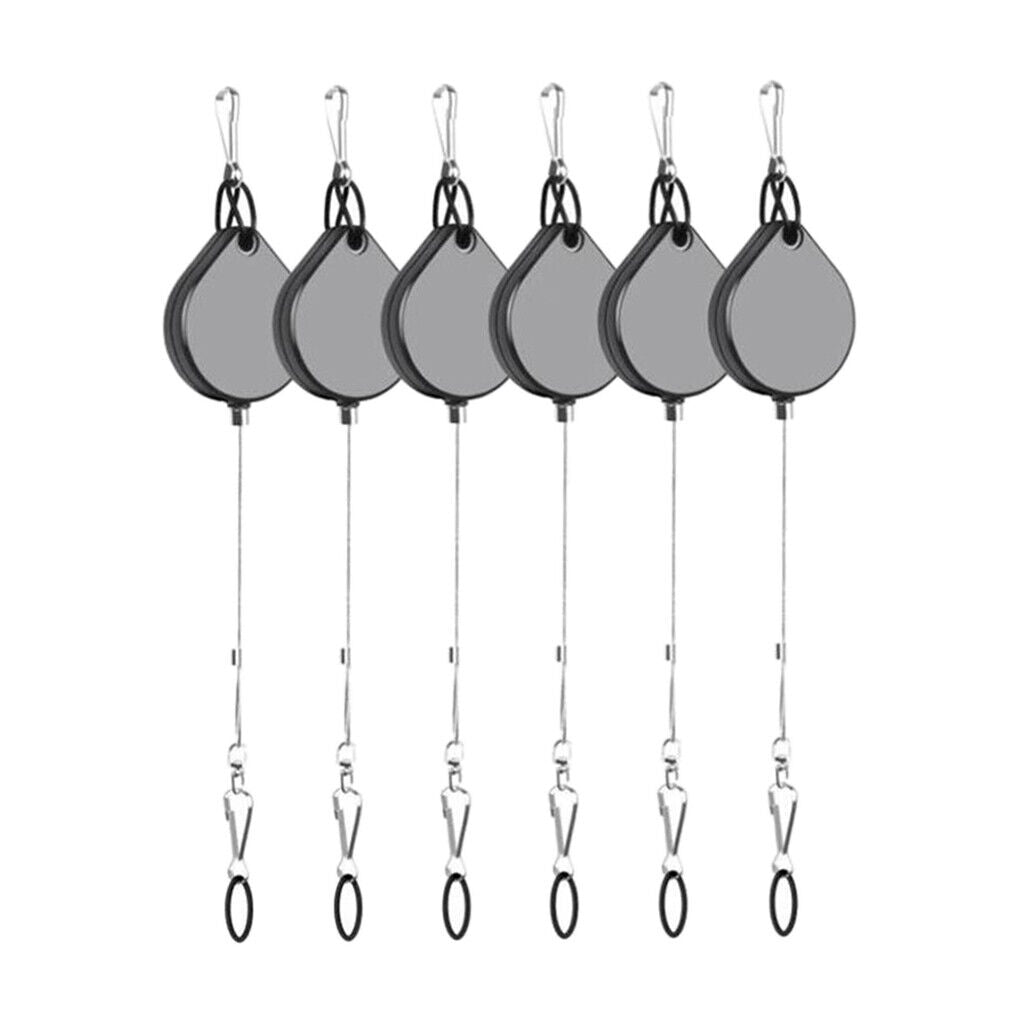 Set of 6  VR Cable Management Ceiling Pulley   360 Degree