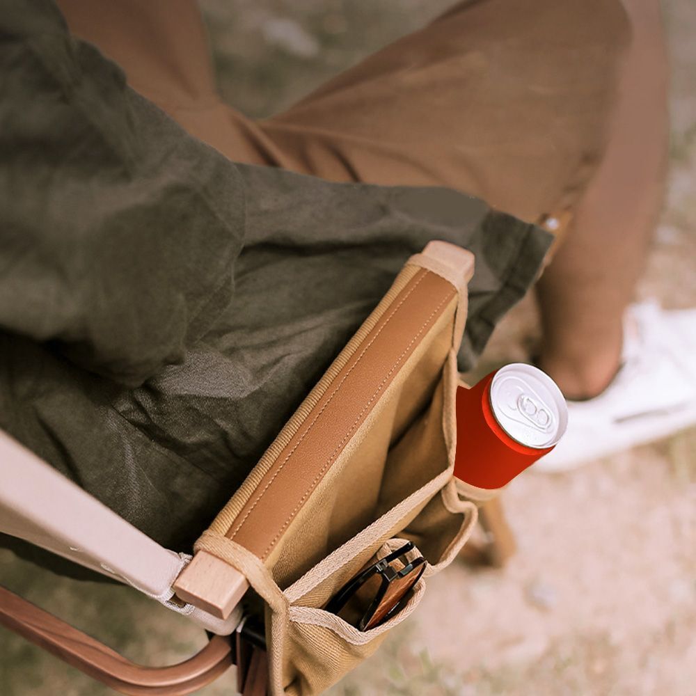 Outdoor Tool Storage Pocket Pouch Canvas Bag Handrail Hanging Bag Sundries Bag